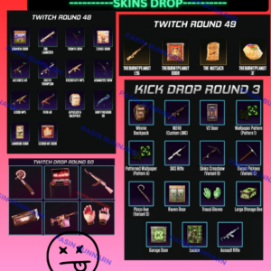 เหมาTWITCH+KICK DROP 99.-  48+49+50+KICK3