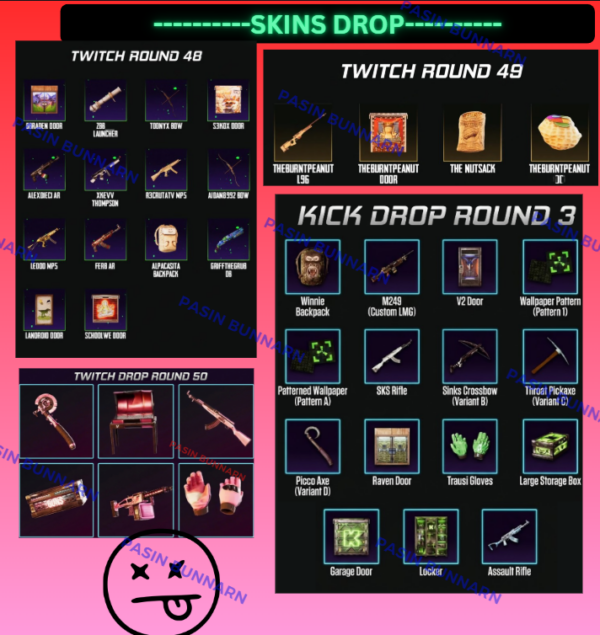 เหมาTWITCH+KICK DROP 99.-  48+49+50+KICK3